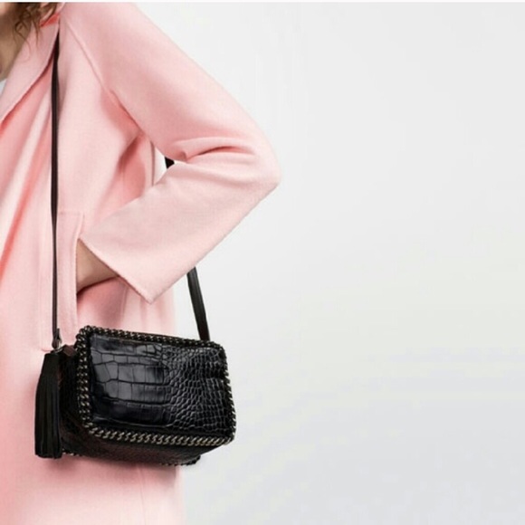 Zara Handbags - Zara Messenger Small bag with chains